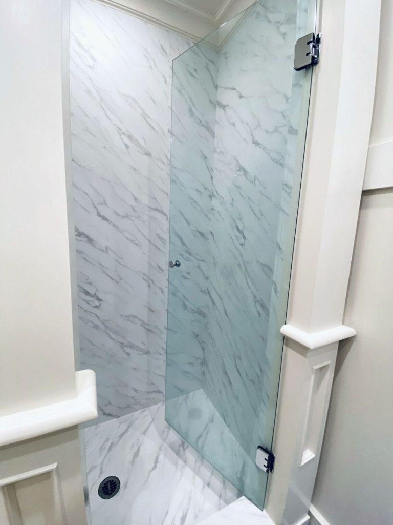 Breaking the Popular Myths About Vinyl Film 4 Shower stall refinishing with vinyl film