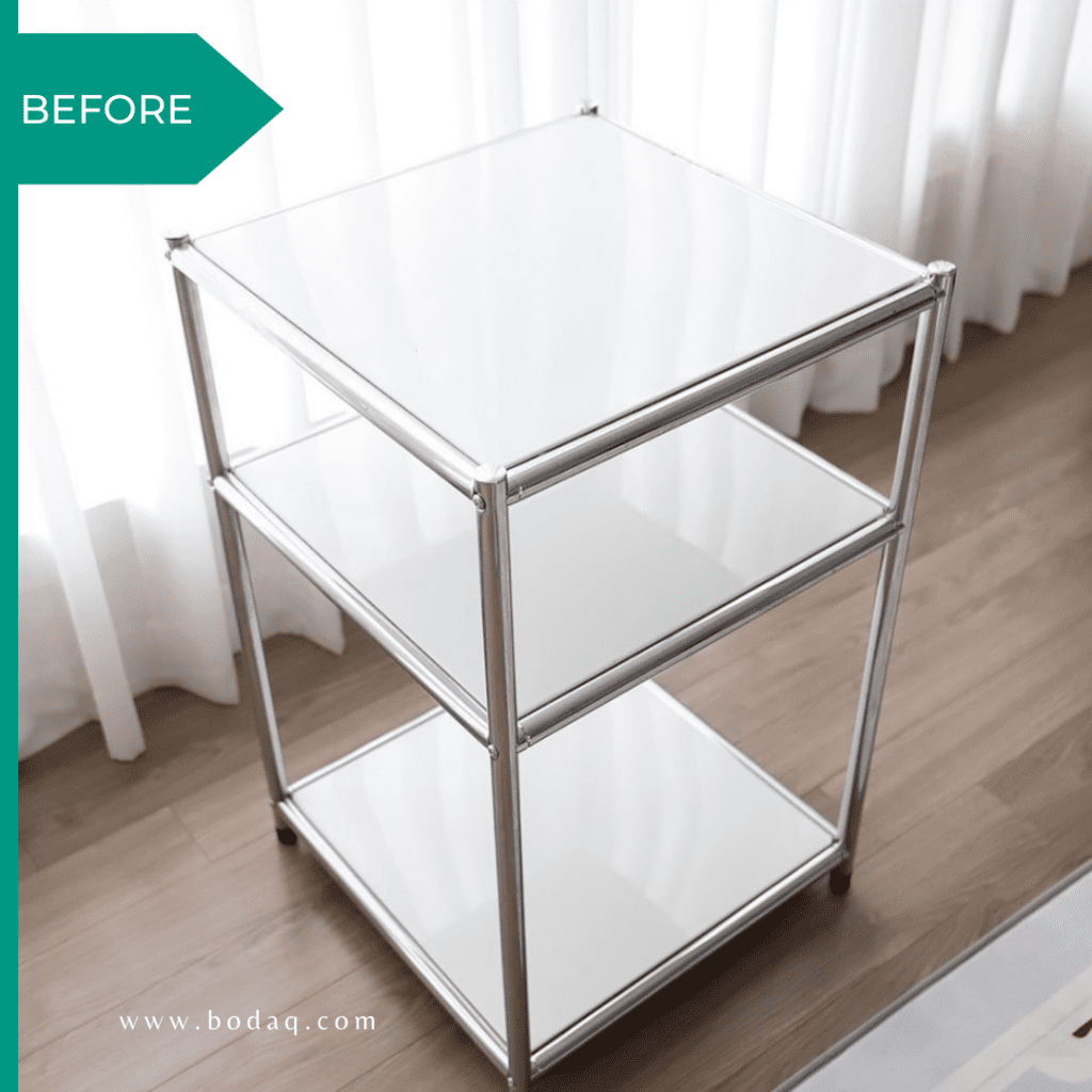 How To Wrap A Shelf With Bodaq Interior Film 2 how to wrap a shelf. before pic