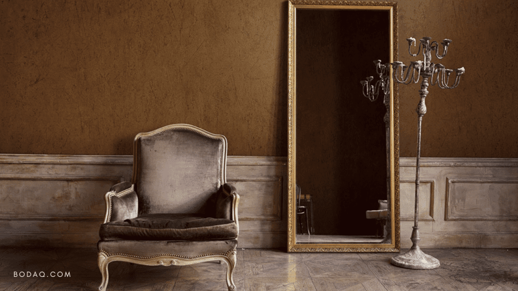 Metallic Finishes for Luxurious and Glamorous Interiors 4 Vintage looking Bodaq Interior Film pattern - APZ05 Gold Crack