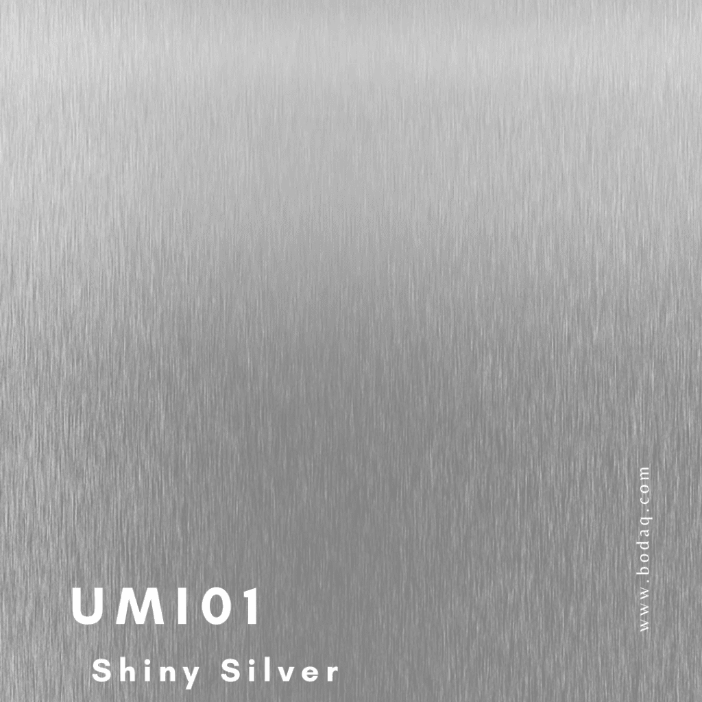 Metallic Finishes for Luxurious and Glamorous Interiors 17 UMI01 Shiny Silver Bodaq Interior Film