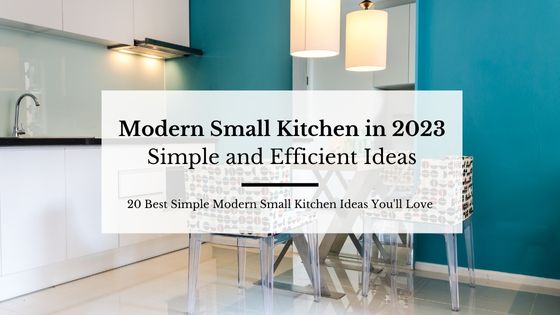 What is Architectural Film and How to Use It 26 Great Small Modern Kitchen Design Ideas