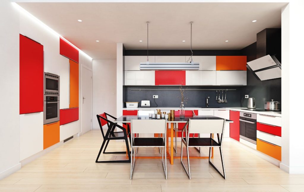 Modern Japanese Interior Design 6 Japanese style color combinations: red and black