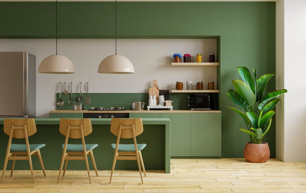 Modern Japanese Interior Design 5 Japanese style color combinations: green and brown