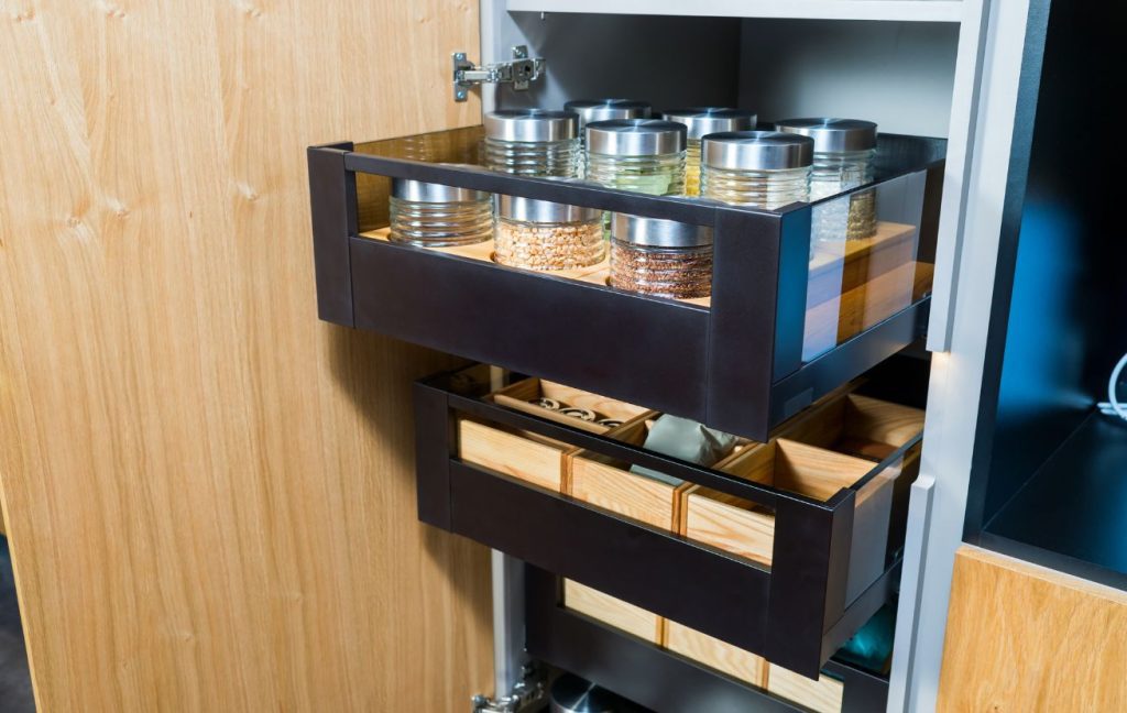 20 Great Small Kitchen Design Ideas 16 Pull out pantry