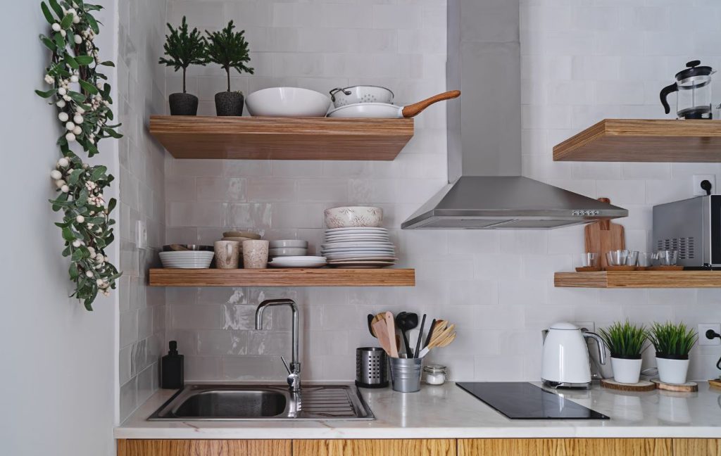 20 Great Small Kitchen Design Ideas 12 Open shelves