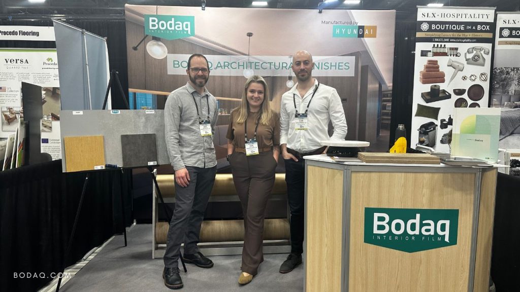 NeoCon 2023: Future of Interior Design 3 Bodaq Finishes team at HD Expo 2023