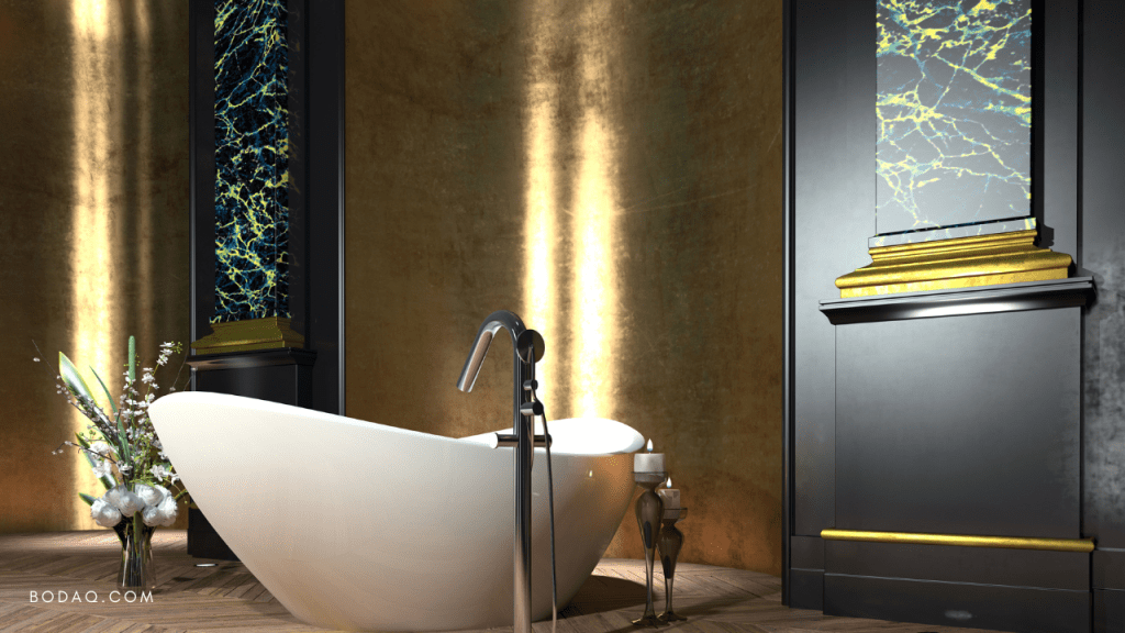 What to Do with Columns in Your House 3 Enhance the material your columns are made of.