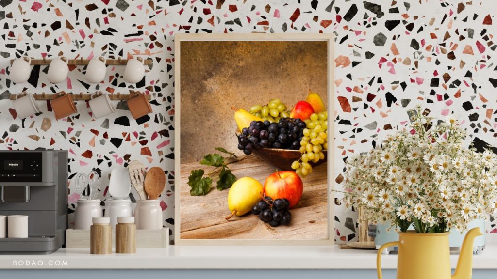 Simple Kitchen Wall Décor Ideas 5 Simple wall decor ideas: use wallpaper
