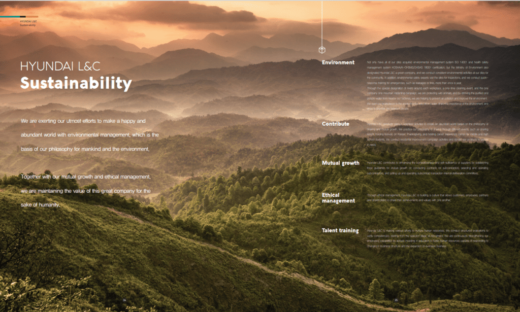 Sustainability in Design: Bodaq Interior Film Contribution 1 Hyundai L&C Sustainability Statement