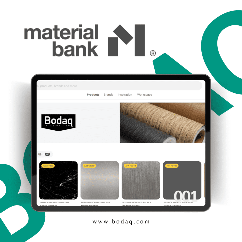 Material Bank: Bodaq Becomes a Brand Partner 1 Bodaq on Material Bank