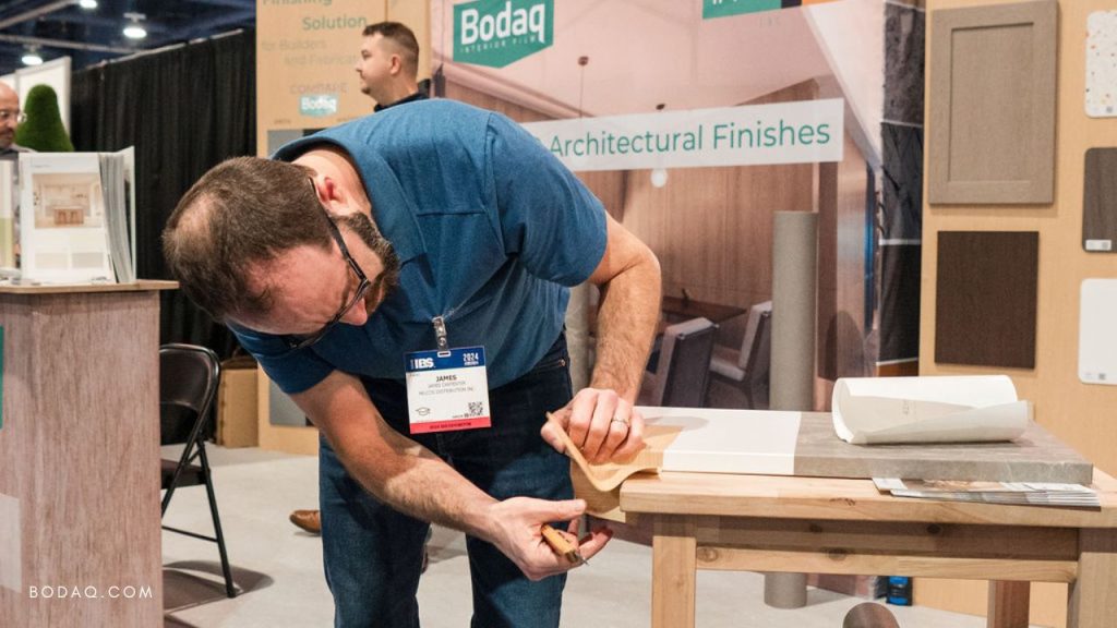 Bodaq at NAHB IBS 2024 in Las Vegas 3 Installation demos at the booth