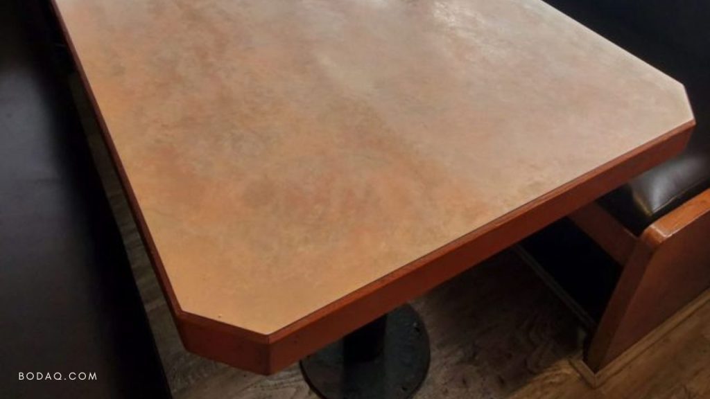 Table corner before