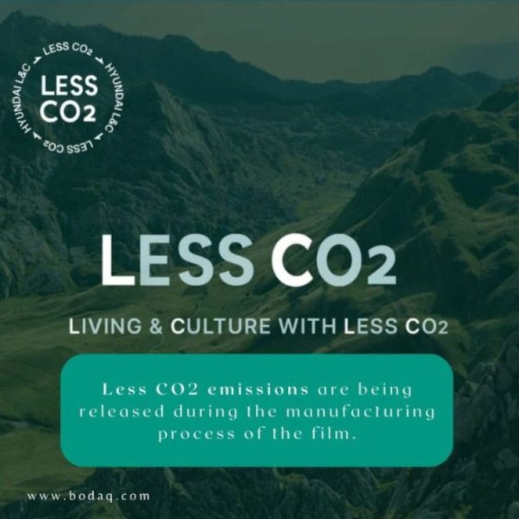 Low carbon footprint