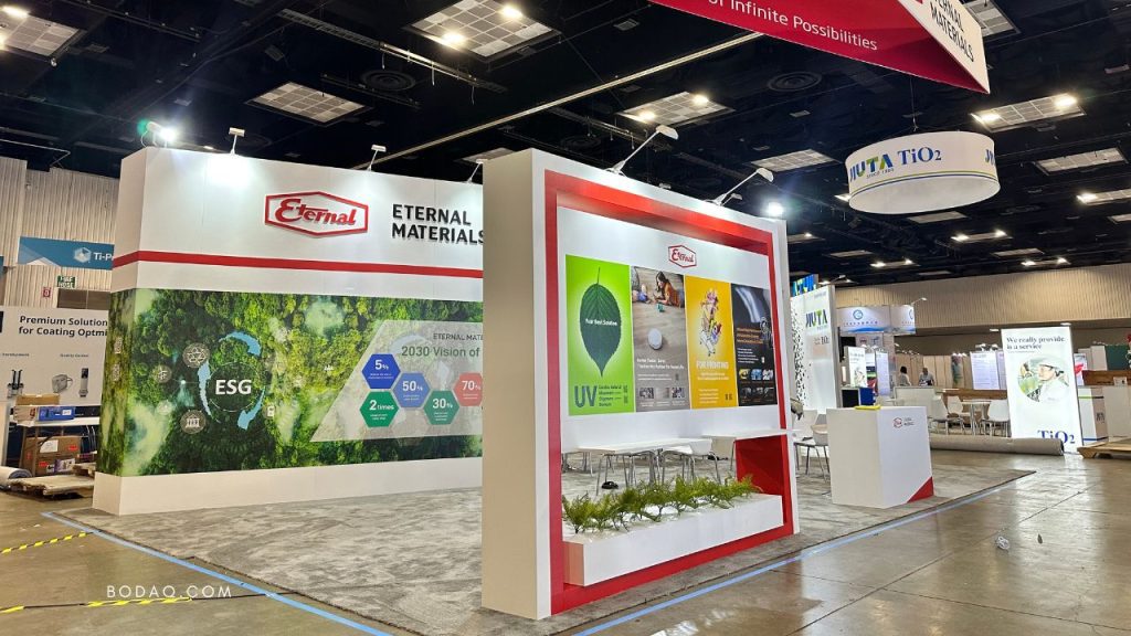Pop-Ups and Events with Bodaq Interior Film 6 Booth wrapped with S126 Solid White
