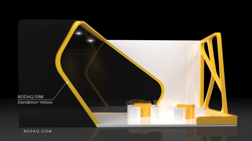 Pop-Ups and Events with Bodaq Interior Film 4 Pop-ups and events: trade show booth with Bodaq