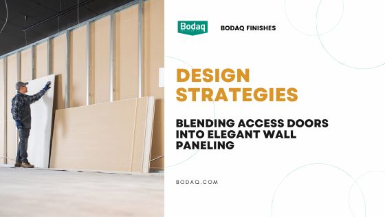 Commercial Interior Design 2023: Ideas from Bodaq 5 Design Strategies: Blending Access Doors into Elegant Wall Paneling. Featured Image
