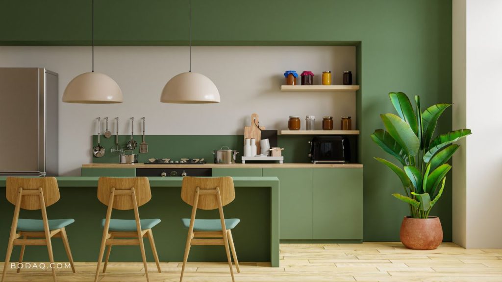Go Green With Bodaq Interior Film 18 Green kitchen