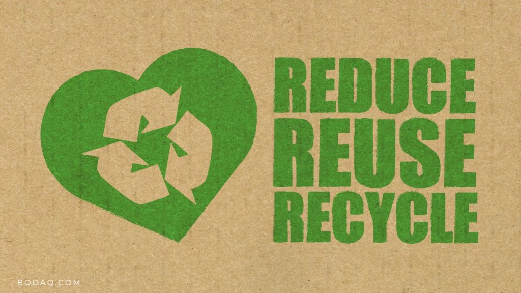The 3 R's: Reduce, Reuse, Recycle + Resurface with Bodaq 1 Reduce, Reuse, Recycle